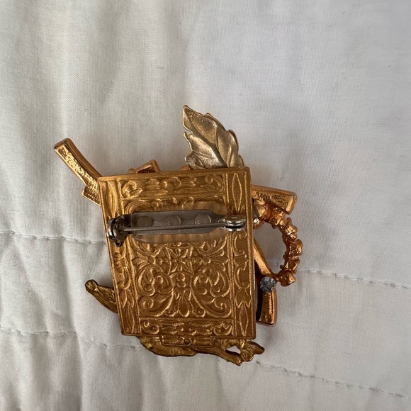 Vintage handmade, one of a kind 80’s brooch - Picture 4 of 4